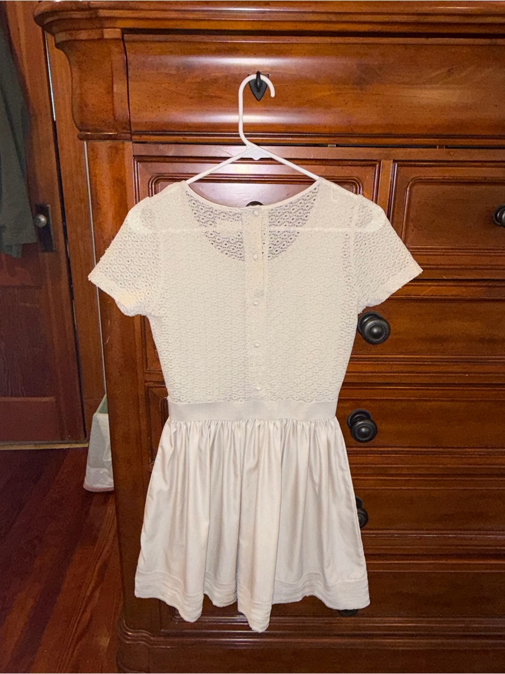 Cooperative Cream Lace Fit & Flare Dress Size M - Picture 2 of 8